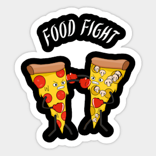 Food Fight Sticker